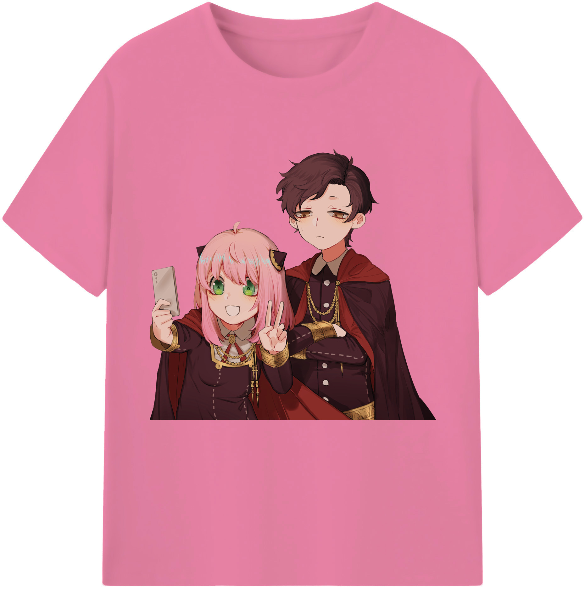 （画像用） SPY×FAMILY间谍家家酒 綿100％半袖Tシャツ（フロントプリント）